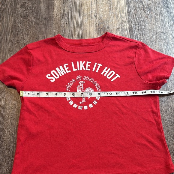 SRIRACHA TUONG OT Red Crop Top "Some Like It Hot" Shirt Women’s XS - Picture 3 of 6